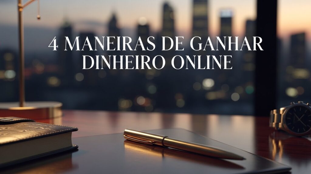 4 Maneiras de Ganhar Dinheiro Online